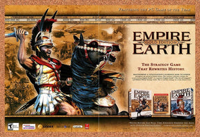 2003 Empire Earth Gold Edition PC Original Advertisement / Retro Promo v1