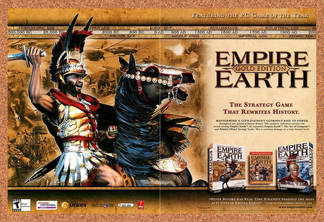 2003 Empire Earth Gold Edition PC Original Advertisement / Retro Promo v1