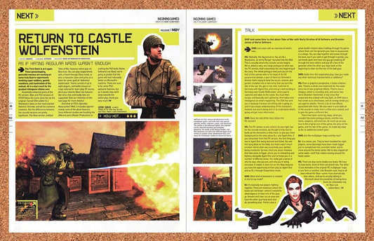 Return To Castle Wolfenstein Xbox Original 2002 Ad Authentic Video Game Promo