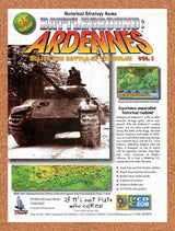 1995 Battleground Ardennes Vol 1 PC Original Advertisement / Retro Wall Art v1