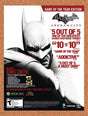 2012 Batman Arkham City Xbox 360 Original Advertisement / Retro Wall Art v1