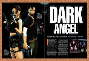 2002 Tomb Raider Angel Of Darkness PS2 Original Advertisement / Retro Promo vr3