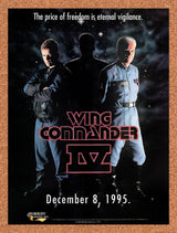 1995 Wing Commander IV PC Original Advertisement / Retro Promo v1