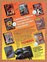 1991 Tengen Genesis Games Original Advertisement / Retro Wall Art v7