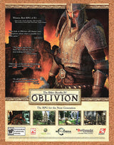 Original 2006 Elder Scrolls IV Oblivion PC Vintage Ad - Video Game Art Promo