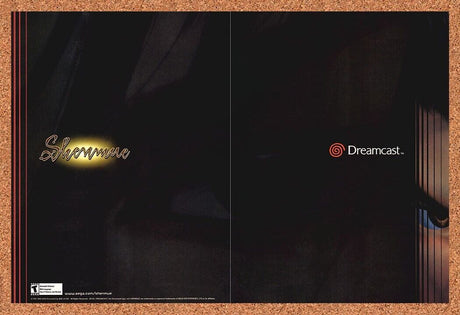 Shenmue Dreamcast Original 2001 Print Ad Authentic Sega Video Game Art Promo