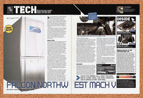 Original 2006 Falcon Northwest Mach V Vintage Ad - Retro Tech Promo Wall Art 9