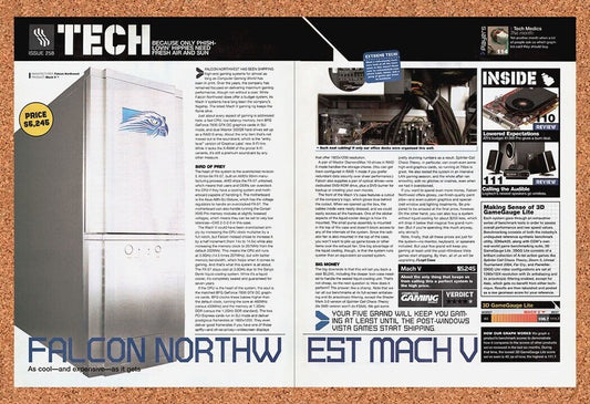 Original 2005 Falcon Northwest Mach V Vintage Ad - Retro Tech Promo Wall Art 9