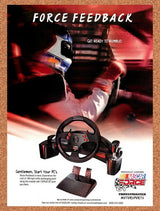 1998 Thrustmaster Motorsports Nascar Force GT Original Advertisement / Promo v3