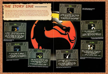1993 Mortal Kombat Genesis Original Advertisement / Retro Wall Art v20