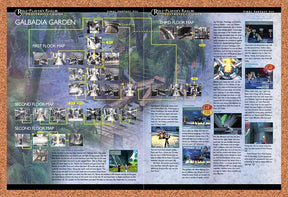 1999 Final Fantasy VIII Galbadia Garden Map Original Advertisement / Promo vr5