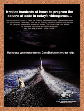 2000 GameShark Video Game Enhancer Original Advertisement / Retro Promo v17