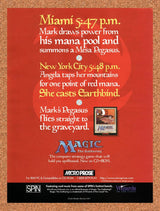 1995 Magic The Gathering 1 CD-ROM Original Advertisement / Retro Wall Art v5