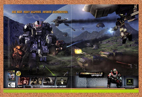 2004 MechAssault 2 Lone Wolf Xbox Original Advertisement / Retro Promo v2