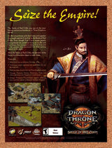 2002 Dragon Throne Battle Of Red Chiefs PC Original Advertisement / Promo v1