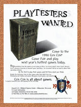 1998 Gen Con Game Fair Original Advertisement / Retro Promo v1