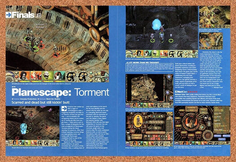 PlaneScape Torment PC Original 2002 Vintage Ad - Video Game Review Promo