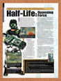 1999 Half-Life Opposing Force PC Original Advertisement / Retro Promo vr1