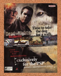 Dead To Rights Reckoning PSP Original 2007 Ad Authentic Namco Video Game Promo