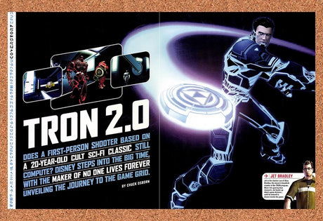2002 Tron 2.0 PC Original Advertisement / Retro Promo vr1