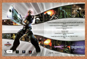 2002 TimeSplitters 2 Xbox Original Advertisement / Retro Promo v3