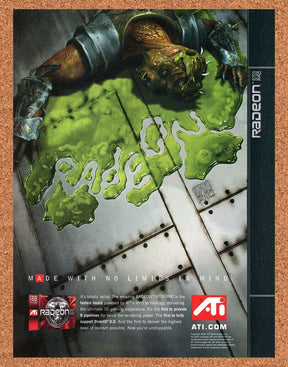 ATI Radeon 9700 Pro Video Card Original 2005 Ad Authentic Retro Gaming Promo v2