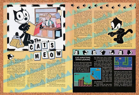 1992 Felix The Cat NES Original Advertisement / Retro Wall Art v1