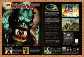 Giants Citizen Kabuto PC Original 2002 Ad Authentic Nvidia Gforce GPU Game Promo