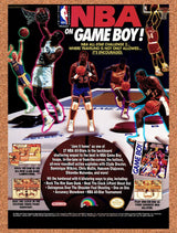 1992 NBA All-Star Challenge 2 Game Boy Original Advertisement / Retro Promo v1