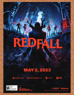 Redfall Xbox Series X Original 2023 Ad - Video Game Release Promo