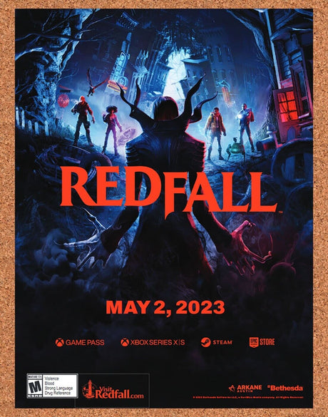 Redfall Xbox Series X Original 2023 Ad - Video Game Release Promo