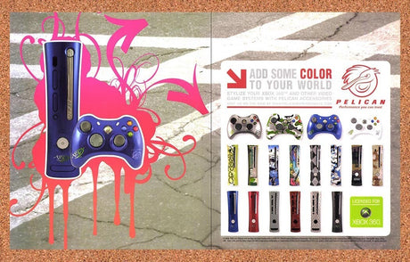 2006 Pelican Xbox 360 Skins Original Advertisement / Retro Promo v5
