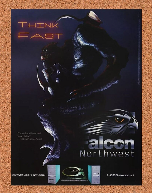 Giants Citizen Kabuto PC Original 2002 Ad Authentic Falcon NW Video Game Promo