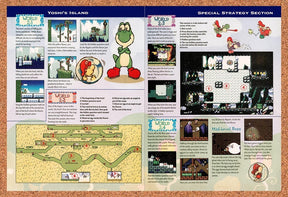 1995 Mario World 2 Yoshi's Island World 2-1 - 2-4 Tips Original Ad / Promo vr2