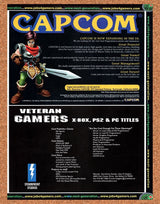 Capcom Jobs for Gamers Original 2000 Vintage Ad - Video Game Promo