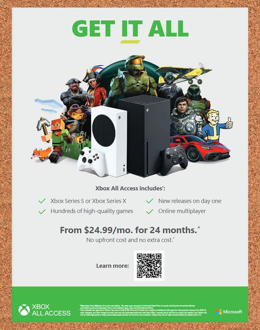 Microsoft Xbox Series X All Access Original 2022 Ad - Video Game Promo