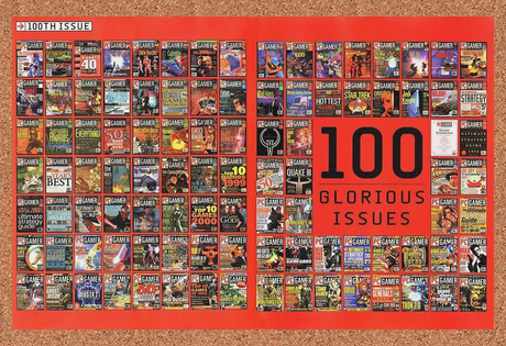 PC Gamer 100th Issue Original 2003 Print Ad Authentic Video Game Promo