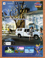 Spyro Enter The Dragon PS2 Original 2003 Vintage Ad - Video Game Promo