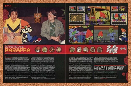 Parappa The Rapper PS2 Original 2007 Ad Authentic Sony Rhythm Video Game Promo