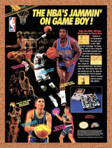 1991 NBA All-Star Challenge Game Boy Original Advertisement / Retro Wall Art v1