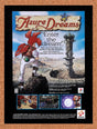 1998 Azure Dreams PS1 Original Advertisement / Retro Wall Art v1