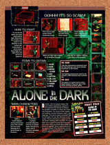 1994 Alone In The Dark 3DO Original Advertisement / Retro Promo vr2
