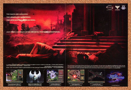 Age Of Wonders PC Original 1999 Ad Print Authentic Strategy RPG Video Game Promo