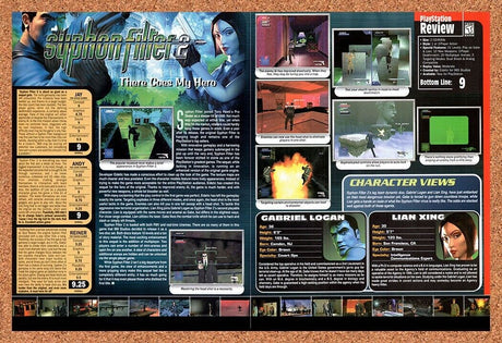 Syphon Filter 2 PS1 Original 2004 Vintage Ad - Video Game Preview Promo