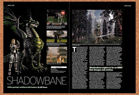 2002 Shadowbane PC Original Advertisement / Retro Promo vr2