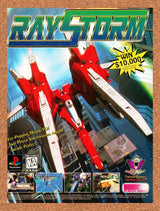 1997 RayStorm PS1 Sweepstakes Original Advertisement / Retro Wall Art v1