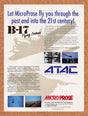 1992 B-17 Flying Fortress MS-DOS Original Advertisement / Retro Promo v1