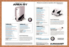 2004 Alienware The Original Area-51 Extreme nVidia Original Ad / Promo v7