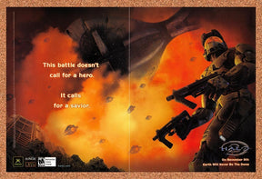 2004 Halo 2 Xbox Original Advertisement / Retro Promo v7