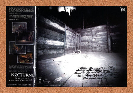 Nocturne PC Original 1999 Ad Authentic Video Game Promo